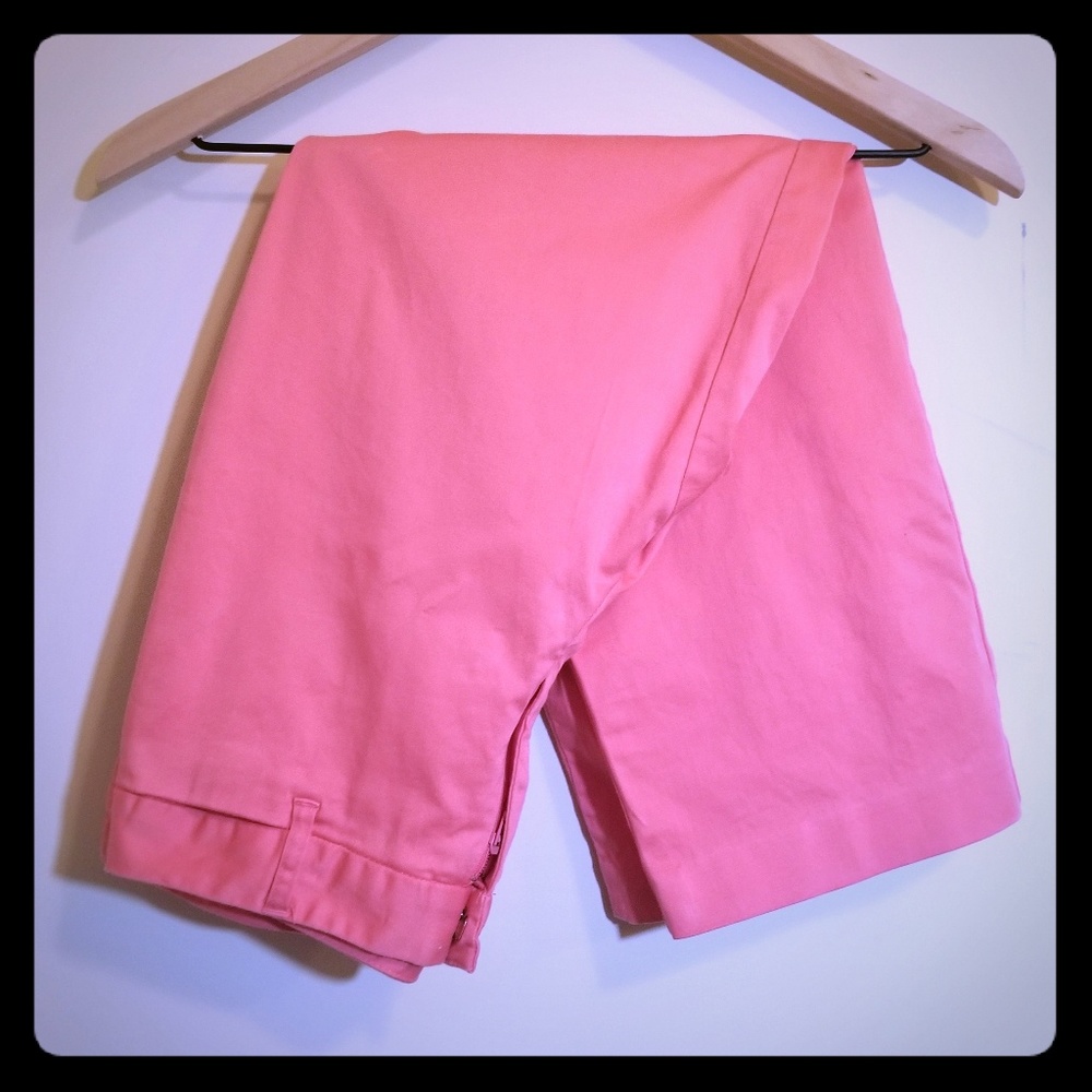 Crop Salmon Pink Pants Size 4
